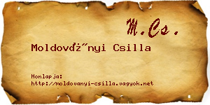 Moldoványi Csilla névjegykártya